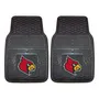 Fan Mats Louisville Cardinals Heavy Duty Car Mat Set - 2 Pieces