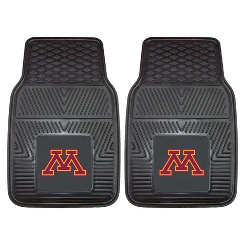 Fan Mats Minnesota Golden Gophers Heavy Duty Car Mat Set - 2 Pieces