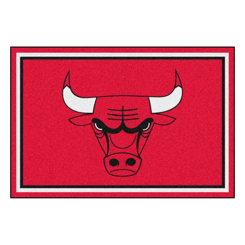 Fan Mats Chicago Bulls 5Ft. X 8 Ft. Plush Area Rug