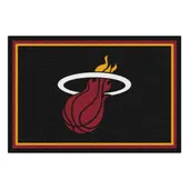 Fan Mats Miami Heat 5Ft. X 8 Ft. Plush Area Rug