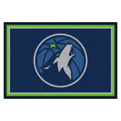 Fan Mats Minnesota Timberwolves 5Ft. X 8 Ft. Plush Area Rug