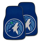 Fan Mats Minnesota Timberwolves Carpet Car Mat Set - 2 Pieces