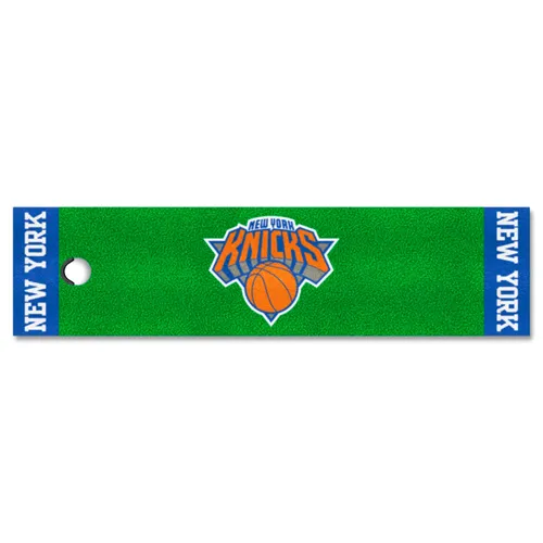 Fan Mats New York Knicks Putting Green Mat - 1.5Ft. X 6Ft.