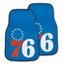 Fan Mats Philadelphia 76Ers Carpet Car Mat Set - 2 Pieces