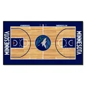 Fan Mats Minnesota Timberwolves Court Runner Rug - 24In. X 44In.