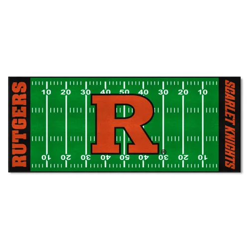 Fan Mats Rutgers Scarlet Knights Field Runner Mat - 30In. X 72In.