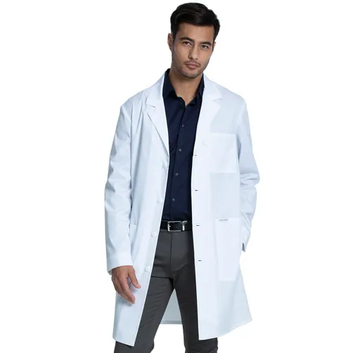 Cherokee 38" Unisex Lab Coat CK460. Embroidery is available on this item.