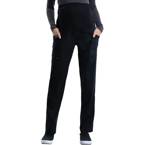 Cherokee Workwear Women Maternity Straight Leg Pant WW155P. Embroidery is available on this item.