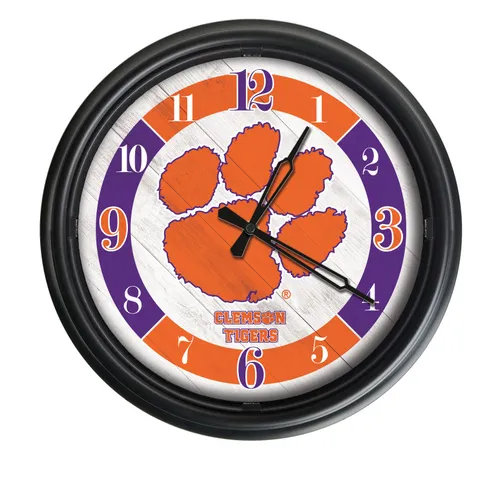 Holland Clemson 14" Indoor/Outdoor LED Wall Clock. Free shipping.  Some exclusions apply.