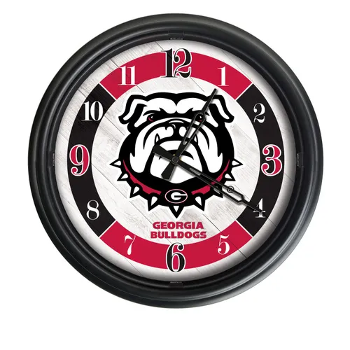 Holland University of Georgia (Bulldog) 14" Indoor/Outdoor LED Wall Clock. Free shipping.  Some exclusions apply.