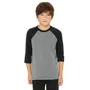 Bella+Canvas Youth 3/4 Sleeve Baseball Tee 3200Y