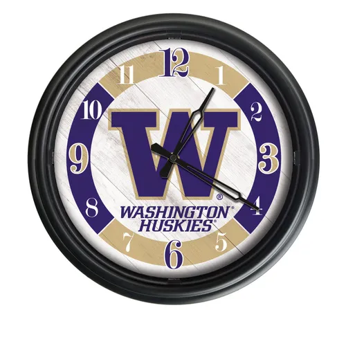 Holland University of Washington 14" Indoor/Outdoor LED Wall Clock. Free shipping.  Some exclusions apply.