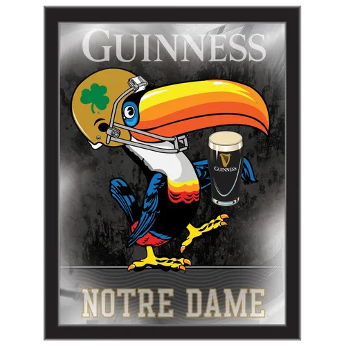 Holland Notre Dame - Guinness (Toucan) 26"x15" Wall Mirror. Free shipping.  Some exclusions apply.
