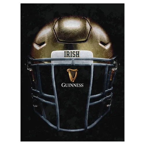 Holland Notre Dame - Guinness (Helmet) Canvas Wall Art. Free shipping.  Some exclusions apply.