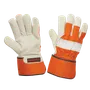 Tough Duck Thinsulate Lined Leather Hi-Vis Fitter Glove G79416