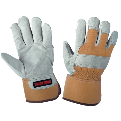 Tough Duck Cow Split Palm Lined Fitter Glove GI5606