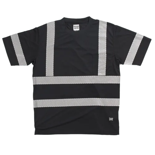 Tough Duck S/S Safety T-Shirt W/ Segmented Stripes ST121