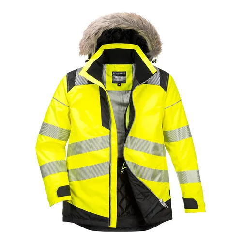 Portwest Pw3 Hi-Vis Parka Jacket PW369. Decorated in seven days or less.