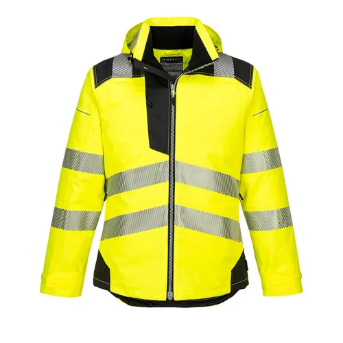 Portwest Pw3 Hi-Vis Winter Jacket T400. Decorated in seven days or less.