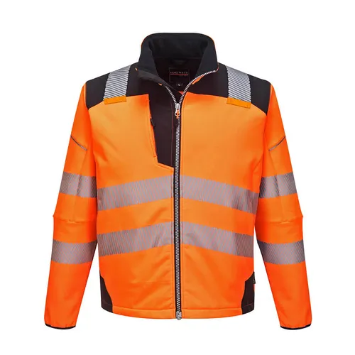 Portwest Pw3 Hi-Vis Softshell Jacket T402. Decorated in seven days or less.