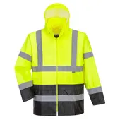 Portwest Hi-Vis Contrast Rain Jacket UH443