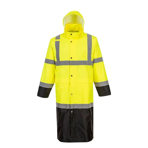 Portwest Hi-Vis Contrast Raincoat 48 UH446. Decorated in seven days or less.