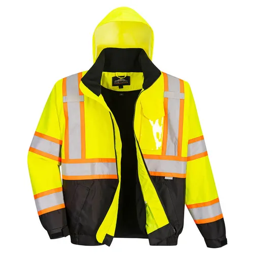 Portwest Hi-Vis 2In1 Bomber Jacket US367. Decorated in seven days or less.