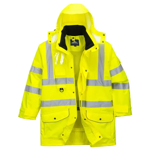 Portwest Hi-Vis 7In1 Jacket US427. Decorated in seven days or less.