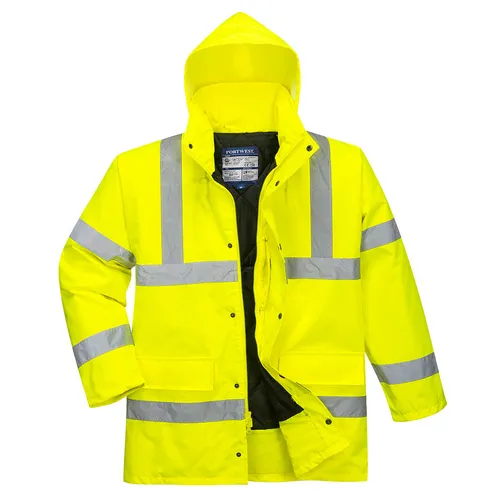 Portwest Hi-Vis Traffic Jacket US460. Decorated in seven days or less.