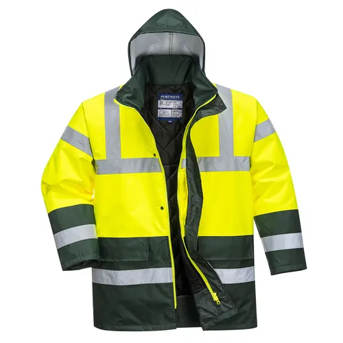 Portwest Hi-Vis Contrast Traffic Jacket US466. Decorated in seven days or less.