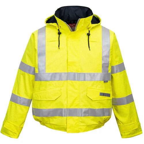 Portwest Bizflame Hi-Vis Bomber Jacket US773. Decorated in seven days or less.