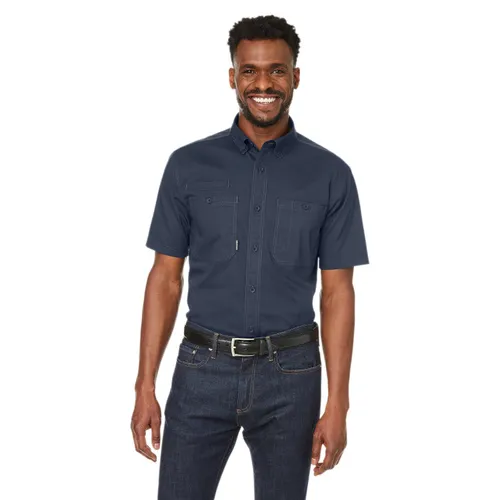 Dri Duck Men's Craftsman Ripstop Short-Sleeve Woven Shirt 4451DD. Printing is available for this item.