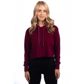 Next Level Apparel Ladies' Cropped Pullover Hooded Sweatshirt 9384