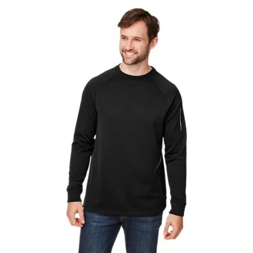 Core 365 Unisex Fusion Chromasoft Fleece Crew Pullover CE800. Decorated in seven days or less.