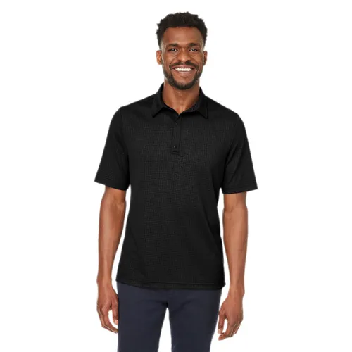 North End Men's Replay Recycled Polo NE102. Printing is available for this item.