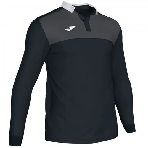 Joma Mens/Boys Polo Shirt Winner II Antracite Long Sleeve 101332. Printing is available for this item.