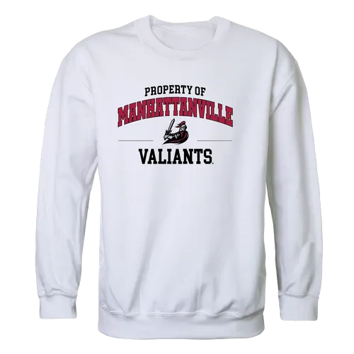 W Republic Property Of Crewneck Manhattanville College Valiants 545-454