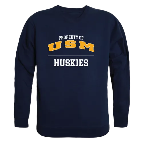 W Republic Property Of Crewneck Southern Maine Huskies 545-459