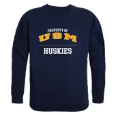 W Republic Property Of Crewneck Southern Maine Huskies 545-459