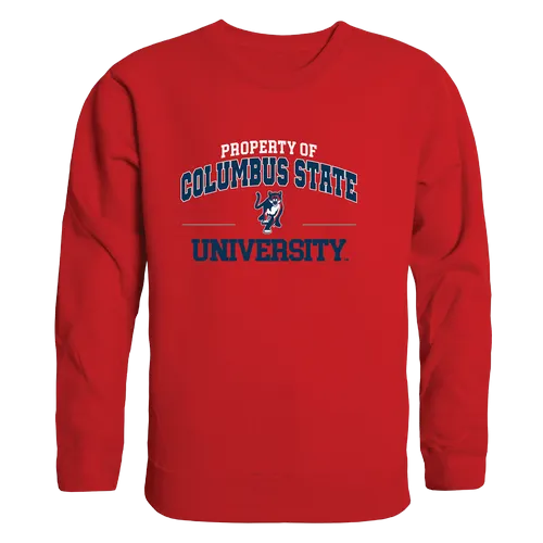 W Republic Property Of Crewneck Columbus State Cougars 545-464