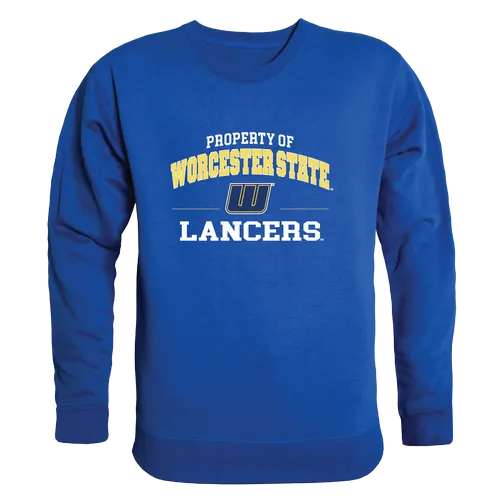 W Republic Property Of Crewneck Worcester State Lancers 545-478