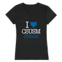 W Republic I Love Women's Tee Cal State San Marcos Cougars 550-506