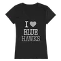 W Republic I Love Women's Tee Dickinson State Blue Hawks 550-514