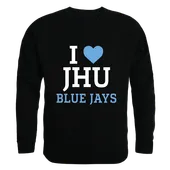 W Republic I Love Crewneck Johns Hopkins Blue Jays 552-319