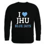 W Republic I Love Crewneck Johns Hopkins Blue Jays 552-319