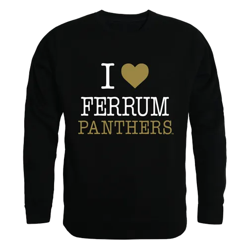 W Republic I Love Crewneck Ferrum Panthers 552-452