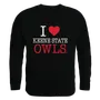 W Republic I Love Crewneck Keene St College Owls 552-453