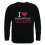 W Republic I Love Crewneck Manhattanville College Valiants 552-454