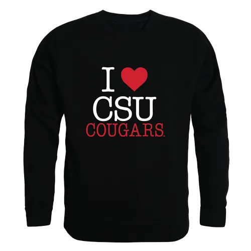 W Republic I Love Crewneck Columbus State Cougars 552-464