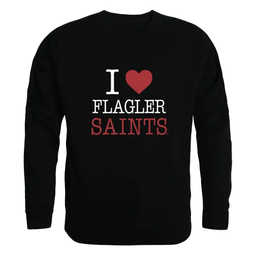 W Republic I Love Crewneck Flagler College Saints 552-466